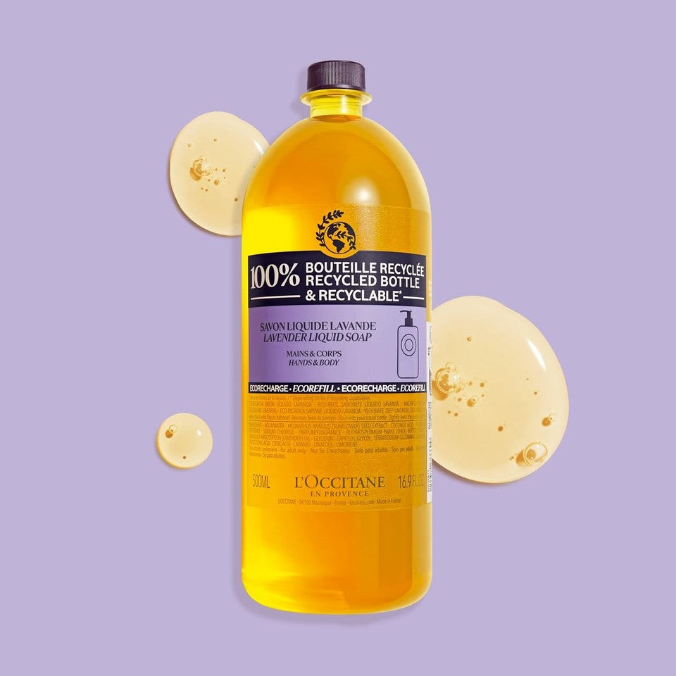 L'Occitane Shea Butter Liquid Hand Soap Refill, 16.9 Fl Oz